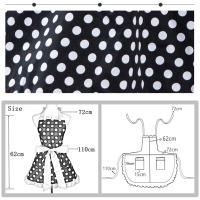 Delantal Lindo Con Bolsillos Estilo Retro Rojo Con Puntos Para Navidad Sin Mangas Ajustable Para Cocinar Y Limpieza Para Mujeres Y Niñas - details 4
