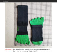Calcetines Cortos Para Dedos 1/4 Pares Deportivos Hombre Compresión Absorción De Sudor Casual Antibacteriano Transpirable 5 Dedos - details 6