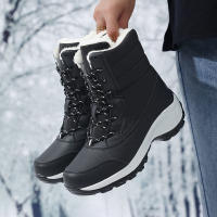 Botas De Invierno Para Mujer Botas De Nieve Impermeables Antideslizantes Con Plataforma Chunky Abrigadas Zapatos De Mujer Tallas Grandes Casual - details 1