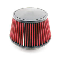 Filtro De Aire Reutilizable De 115mm Para Coche Estilo Universal Color Rojo Y Azul Modificado Con Cabeza De Hongo Accesorios De Auto - details 1
