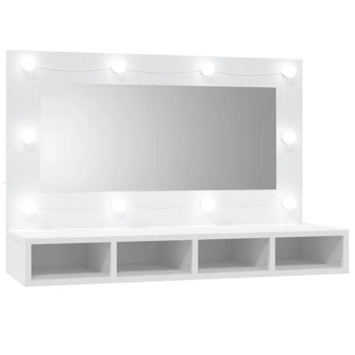 Muebl co Luz de Espejo LE Blanc 90x31,5x6 cm - 1