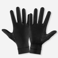 Guantes De Compresión De Cobre Para Artritis Negro Soporte De Muñeca No Eslipiente Para Hombres Y Mujeres Alivio Del Dolor De Articulaciones De Los Dedos - details 1