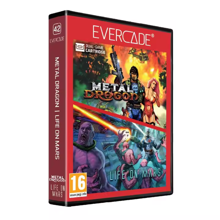 Metal Dragon y Life on Mars C42 Evercade PAL España Nuevo Precintado - 1