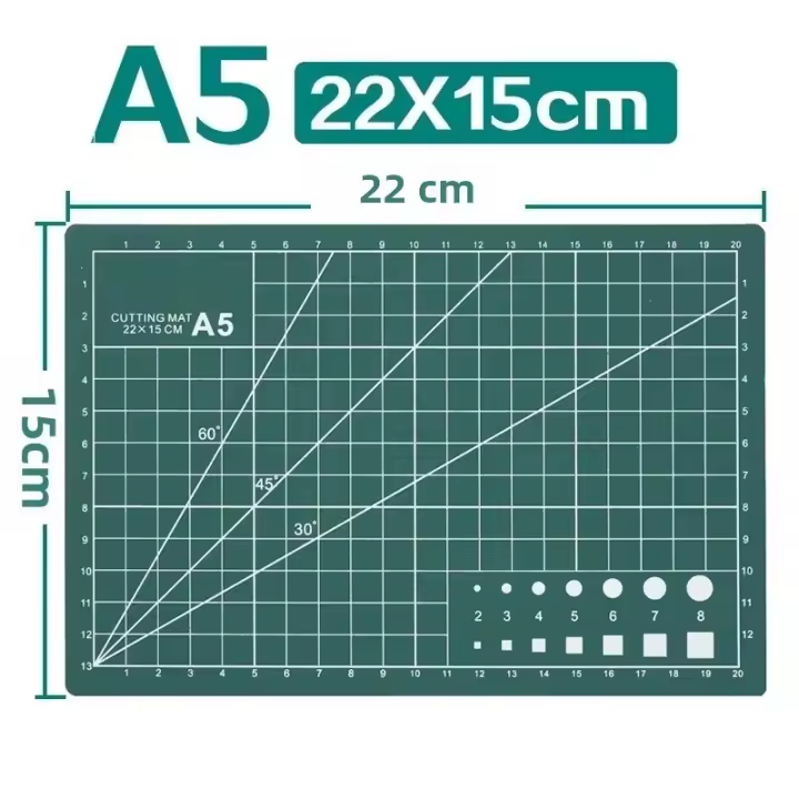 Mesa De Corte PVC Doble Cara Auto-Heal Para A2 A3 A4 A5 Herramientas De Patchwork DIY Manual Artesanía Kit De Cuchillo Y Manta Para Artistas - 1