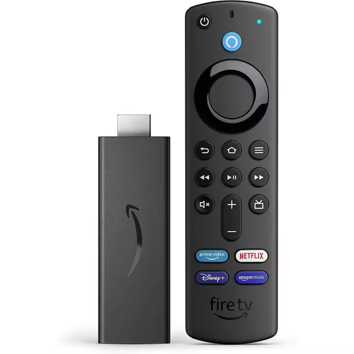 Fire Stick TV HD, 4K, 4K MAX, Amazon (Última Generación), con mando por voz Alexa, Dispositivo de streaming HD compatible con Wi-Fi 6, Dolby Vision, Dolby Atmos y HDR10+ - 1