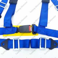 Cinturón De Seguridad De Carreras Universal 4 Puntos Snap-In 2" Para Asiento Accesorios De Coche Fabricado En Nylon - details 6
