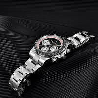 Reloj Deportivo Para Hombre PAGANI DESIGN V2 40MM Cuarzo Vidrio De Zafiro Luminoso Cronógrafo Acero Inoxidable Resistente Al Agua - details 15