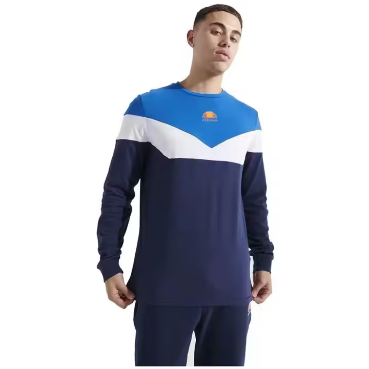Camiseta de Manga Larga Ellesse Pavloti para hombre en color azul - 1