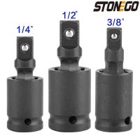 Adaptador De Juego De Llaves Pneumáticas Universal STONEGO Tamaños 1/4 Pulgada 3/8 Pulgada 1/2 Pulgada Acero Cromo Vanadio Fosforado - details 0