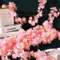 Guirnalda De Flores Artificiales Con Luces De Hilo 20LED 2M Cherry Blossom Para Decoración De Bodas Fiesta Dormitorio - details 1