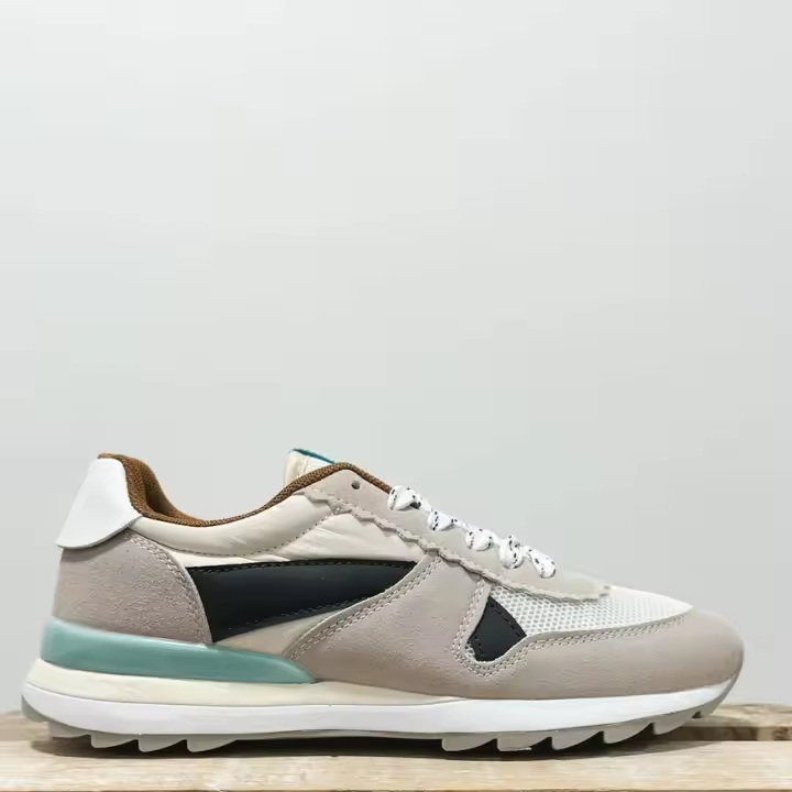 TEOVEL Zapatilla Urbana De Mujer Con Plantilla Memory Foam  L-2167 - Cierre Cordones - - 1