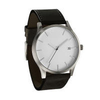 Reloj De Pulsera De Cuarzo Analógico Para Hombres Con Correa De Cuero Moda Coupl Fashion Estilo Business Resistente Al Agua - details 3