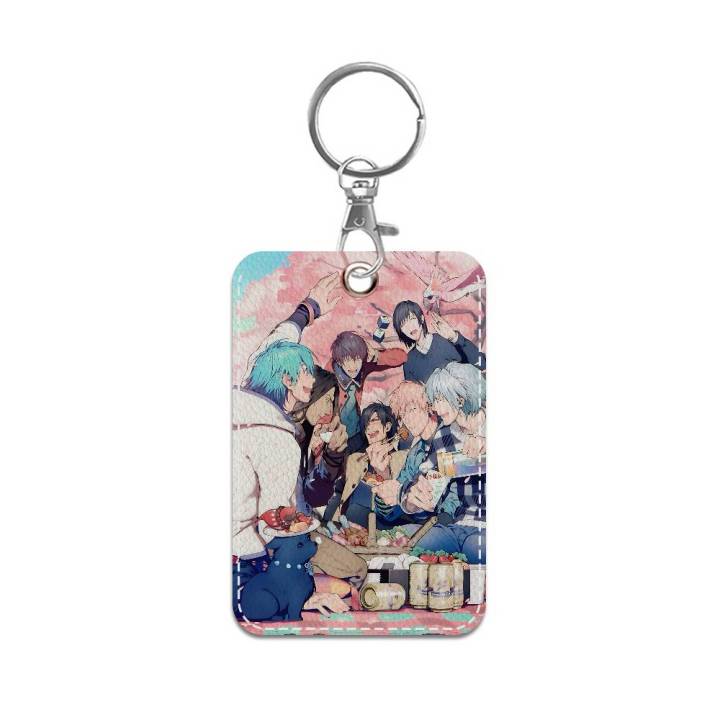 D-DRAMAtical M-Murder Rectangle Keychain Card Holder, Badge Credit Card Holder, Student ID Card Holder, Bus Cards Cover