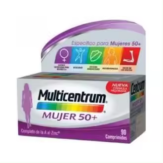 Multicentrum Mujer 50+ Multivitamínico 90 Comprimidos - 1