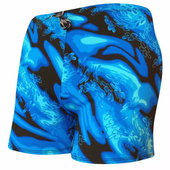 Pantalones De Playa Para Hombre Estampado Deportivo Verano Ropa De Natación Secado Rápido Shorts De Fitness - 1