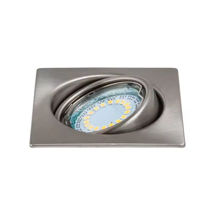 Foco Juls, Metal, Plata, 8,3x8,3x1 cm - 1