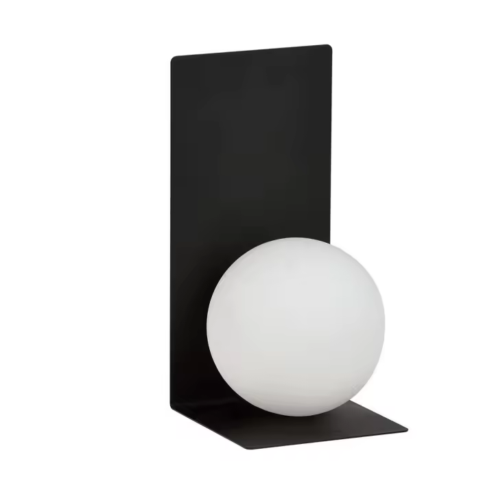 Lámpara de Baño, Maple, Negro, 15x30x15 cm - 1