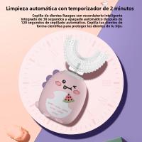 Cepillo De Dientes Eléctrico Para Niños 360 Grados Limpieza Automática Silicona Alimentaria USB Recargable Dientes U-Shaped - details 6