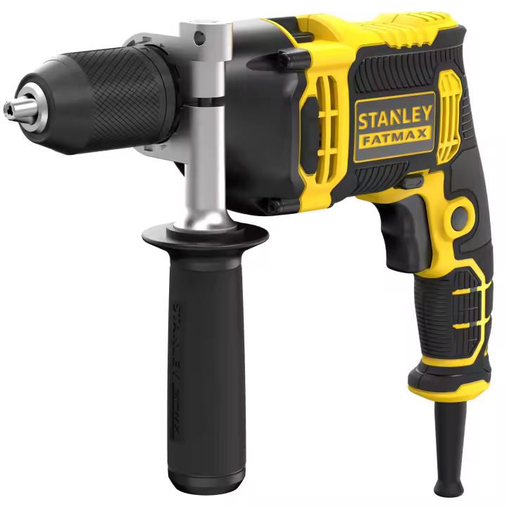 Taladro Percutor Stanley 750W - Potente Motor - Ideal para Taladrar y Atornillar - 1