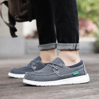 Zapatos De Lona Para Hombre Retro Ligeros Y Confortables Mocasines De Verano Calzado Casual De Negocios Para Primavera/Otoño - details 2
