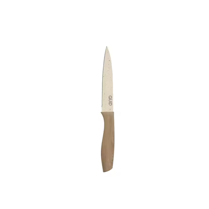 QUID COCCO Cuchillo Multiusos 12,5 CM Madera  Asas o mango baquelita soft touch - 1