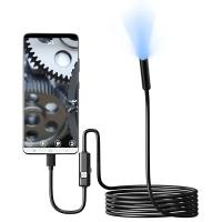 Cámara De Endoscopia Flexible 7.0MM Tipo-C IP67 Impermeable Con 6 LEDs Adjustables USB Para Android Inspección Borescope Para Teléfono PC - details 1