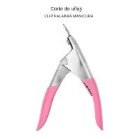 Tijeras De Acrílico De Açoite Con 10pcs De Imán Cortador De Uñas Postizas De Acero Inoxidable Arco Iris Herramientas De Manicura - details 6
