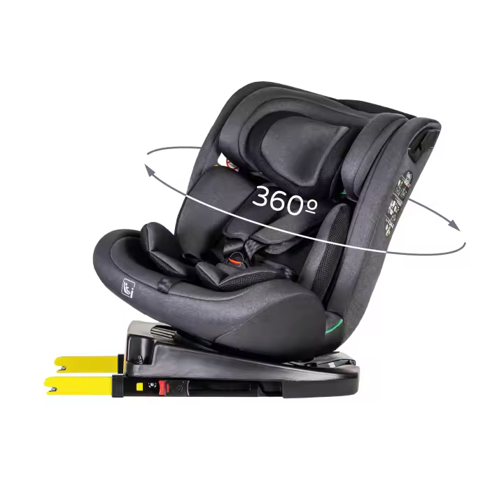 MS BabyWorld CORFÚ | Silla de coche I-Size Grupo 0/1/2/3, 40-150cm | Isofix y Top Tether Desde nacimiento hasta los 12 años–0–36kg | A contramarcha hasta los 18kg | Giratoria 360º Universal - 1