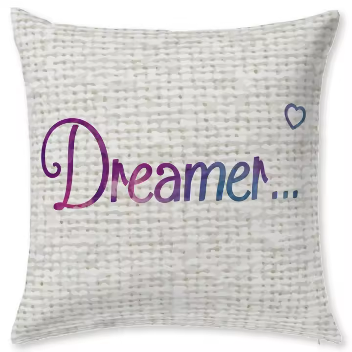 JVR - Cojin Algodón modelo DREAMER COJIN 2 - Tejido 100% Algodón - Estampado digital - Fabricado en España - Medidas 60x60 - 1
