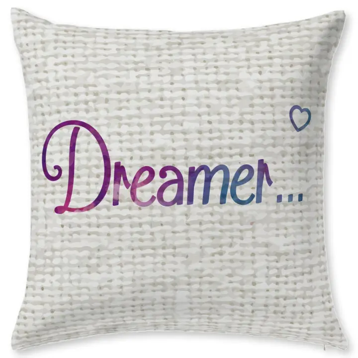 JVR - Cojin Algodón modelo DREAMER COJIN 2 - Tejido 100% Algodón - Estampado digital - Fabricado en España - Medidas 60x60 - 1