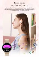 New round screen smart watch, bluetooth call, music, heart rate, weather, GPS, sport track, pedometer, waterproof, message reminder, calories, sleep, fashionable appearance, long battery life, multi-language support, personalized dials - details 6
