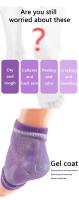 Pegatinas De Silicona Para Talón Socks Húmedos De Talón Abierta Socks Tobilleras Para Pies Secos Y Agrietados Unisex - details 1