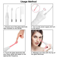 Máquina De Tratamiento De Piel De Alta Frecuencia Portátil Electroterapia Comercial Stick Facial Mixto Neón Argón Belleza Multifuncional - details 2