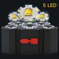 Lámpara De Cabeza Super Brillante USB Recargable 5 LED Con Batería Integrada Para Camping Y Pesca Nocturna KDULIT - details 2