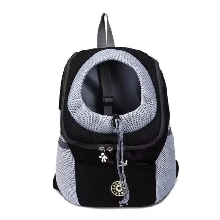 Al Aire Libre Pet Dog Carrier Bag Pet Dog Front Bag Mochila de malla Nuevo doble hombro Mochila de viaje portátil - 1