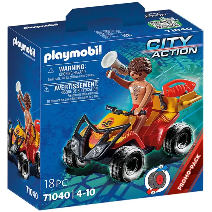 Playmobil - Quad de Rescate en la Playa, 71040 - 1