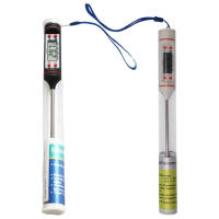 Termómetro Digital De Precisión Alta Para Agua Leche Y Líquidos Con Botón Integrado Y Batería Herramientas De Cocina Domésticas Medidor De Temperatura Sensor - details 4