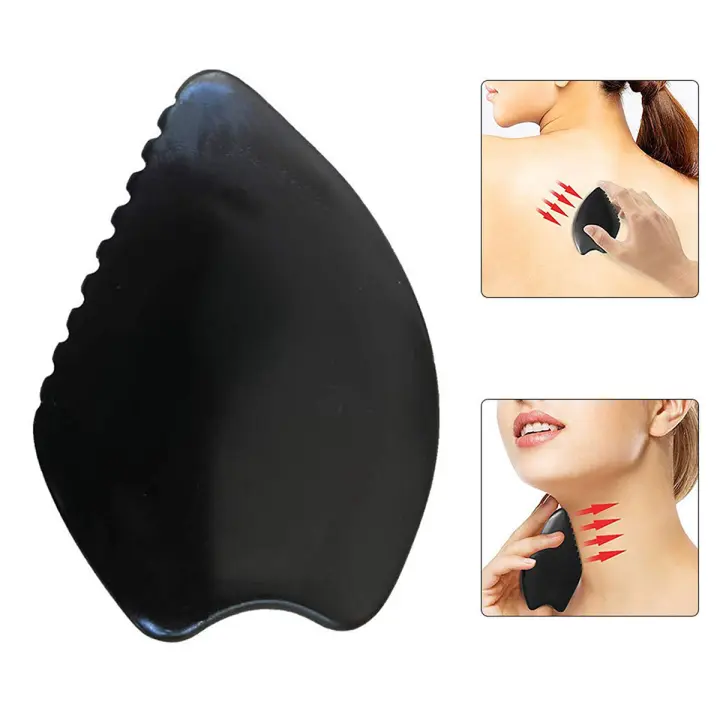 Varita De Cuarzo Negro Natural 1 Pieza Masajeador Corporal Y Facial Herramienta De Cuidado De La Piel Sin Fuentes De Energía - 1