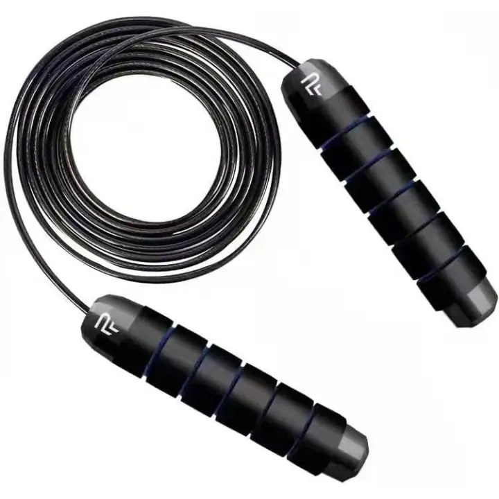 PERPETUAL® Cuerda de Saltar Lastrada de 3 Metros - Comba Profesional con Peso para Entrenamiento - Mango Antideslizante - Ejercicios de Cardio,Cross Fitness y Boxeo - Gimnasio en casa - Hombre y Mujer - 1