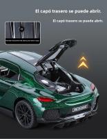 Modelo De Coche De Lujo Gemini GT a Escala 1:32 En Aleación Con Sonido Y Luz Regalo Para Niños Vehículo De Simulación Coleccionable - details 11
