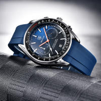 Reloj De Pulsera De Cuarzo Para Hombre BENYAR Lujo Nueva Marca 50M Impermeable Correa De Acero Inoxidable Cronógrafo Casual Para Hombres - details 12