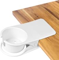 Soporte para Taza de Bebida Plástico de la Creativa Portavasos Mesa Botella Stand Bebidas,Soda,café,Taza Clip Portavasos Diseño de Clip Soporte de Taza Abrazadera para el Hogar y la Oficina (BLANCO) - details 2