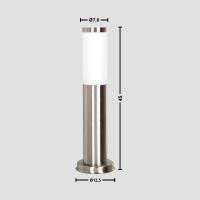 Novolux Lighting- Baliza de exterior 45 cm- Abrego, uso exterior, color inox, inox aisi, E27, 11W, exterior - details 2