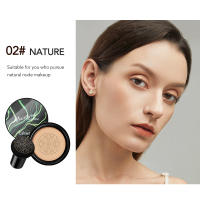 Oulity Mushroom Head Air Cushion CC Cream - BB Cream Face Makeup Foundation for Mature Skin Moisturizing Concealer Brighten Long-Lasting, Even Skin Tone for All Skin Types, Natural Color - details 0