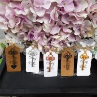 10pcs Abrebotellas Con Llavero Vintage De Esqueleto Y Etiqueta Gracias Para Favors De Boda Regalos Para Fiesta De Boda - details 6