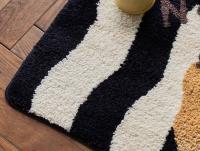 Carpetas De Lino De Peluche Imitación Cashmere VIKAMA Para Sala De Estar Dormitorio Baño Antideslizantes Y Resistente a La Suciedad Alfombras De Decoración Doméstica Técnica Máquina De Tejido Piel De Cordero 100% Poliéster - details 4