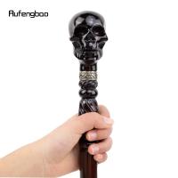 Bastón De Madera Creativo Con Diseño De Calavera De Diablos Negro Para Moda Y Cosplay Decorativo 93cm Con Punta De Goma Para Senderismo - details 8