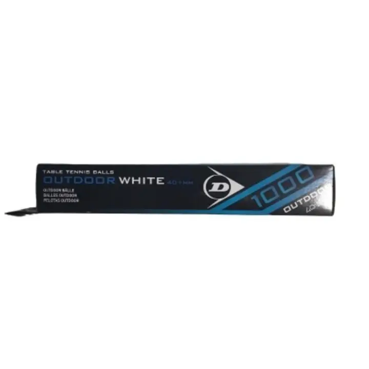 Tenis Mesa Dunlop Pelotas Outdoor TTOB 1000 6 bolas Blancas - 1