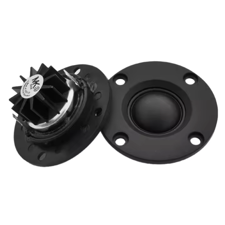 Altavoz Tweeter Hifi de 6 Ohm, 30W, película de seda de cúpula suave, agudos, disipador de calor dentado de neodimio, 2 piezas - 1