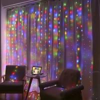 Guirnalda De Luces LED Para Ventanas 6x3M/3x3m Con Control Remoto Y Alimentación USB Decoración Navideña Para Hogar Y Jardín - details 18